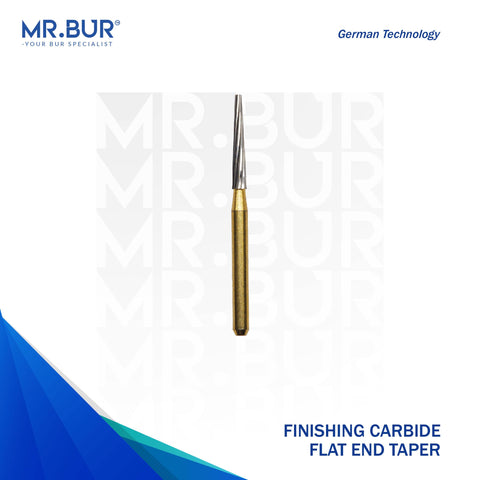 Flat End Taper Finishing Carbide Dental Bur FG