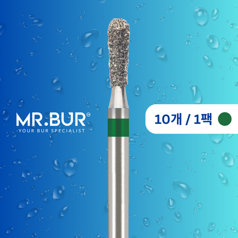 Mr. Bur 830 의 페어 다이아몬드 버 (Pear Shape Diamond Bur)는 크라운 프렙(crown preparation), 와동 형성(cavity preparation), 수복물 제거 및 조정(adjusting restorations)에 적합한 하이스피드용(FG형) 치과용 버입니다.
