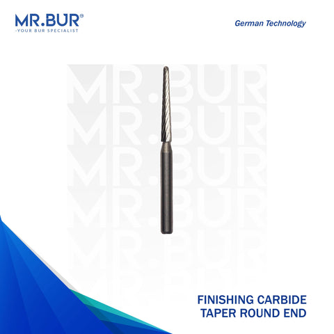 Taper Round End Finishing Carbide Dental Bur FG