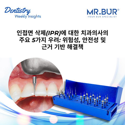 인접면 삭제(IPR)에 대한 치과의사의 주요 5가지 우려: 위험성, 안전성 및 근거 기반 해결책