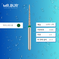 Mr. Bur S859 포인티드 콘 다이아몬드 버 (Pointed Cone Diamond Bur) 218A 는 다양한 치과 시술에 사용됩니다. 이 버의 뾰족한 콘 형태 헤드는 크라운 프렙(crown preparation), 인접면 축방향 삭제(proximal axial reduction), 인터프로시말 부위(interproximal) 접근에 이상적입니다.