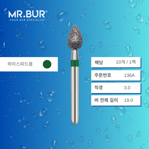 Occlusal Surface Reduction Peach Coarse Diamond Bur FG
