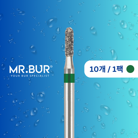 Mr. Bur 838의 라운드엔드 코스 다이아몬드 버 (Round End Coarse Diamond Bur)는 정밀하고 빠른 크라운 및 와동 프렙에 최적화된 FG형 고속용 버입니다.