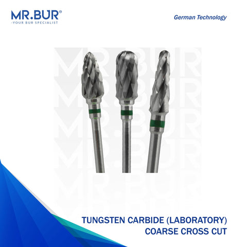 Tungsten Carbide Coarse Cross Cut Laboratory Bur