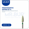 Mr.Bur RA diamond stone burs Kit A for trimming, pre-polishing & high shine for zirconia & porcelain. 